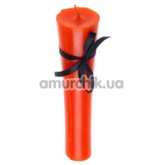 Свеча sLash большая, оранжевая - Фото №1