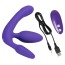 Безремневой страпон с вибрацией Triple Teaser Strapless Strap-On, фиолетовый - Фото №2