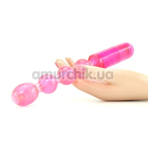 Анальный вибратор Anal Beads, розовый