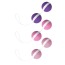 Вагинальные шарики Joyballs Trend, фиолетово-белые - Фото №3