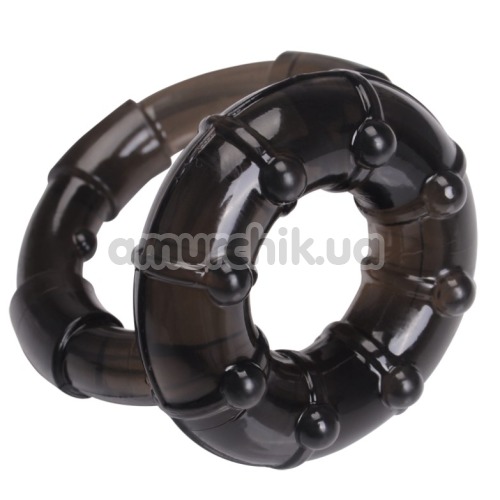 Ерекційне кільце GK Power Dual Enhancement Ring, чорне
