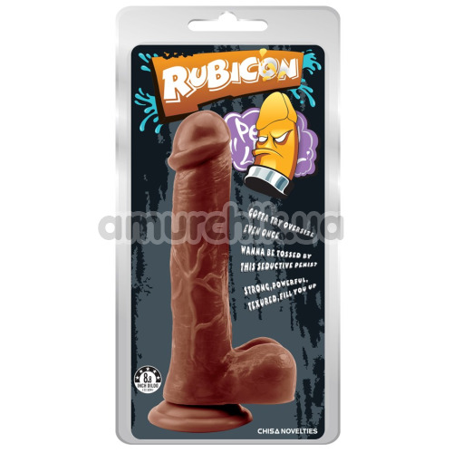 Фаллоимитатор Rubicon Devil Inside Penis 8.8, коричневый