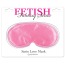 Маска на очі Satin Love Mask, рожева - Фото №3