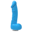 Мыло в виде пениса с присоской Pure Bliss Mini, голубое - Фото №1