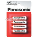 Батарейки Panasonic Zinc Carbon AA, 4 шт - Фото №1