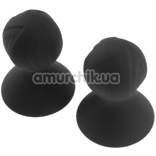 Вакуумные стимуляторы для сосков Silicone Nipple Sucker Vacuum, черные