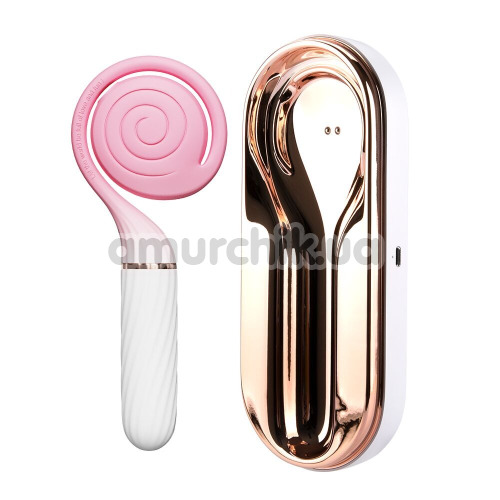 Симулятор орального сексу для жінок з пульсацією Otouch Lollipop, рожевий