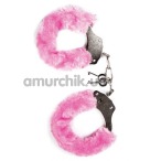 Наручники MAI No.38 Metal Furry HandCuffs, розовые - Фото №1