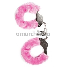 Наручники MAI No.38 Metal Furry HandCuffs, рожеві - Фото №1