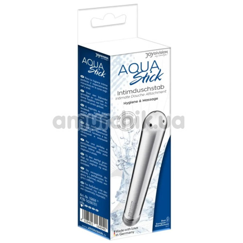 Насадка для интимного душа Aqua Stick Intimate Douche Attachment, серебряная