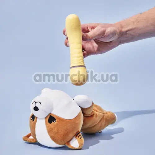 Чехол для хранения секс-игрушек Friday Bae Plush Shibae In Love, коричневый
