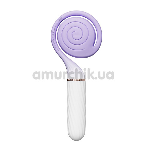 Симулятор орального сексу для жінок з пульсацією Otouch Lollipop, фіолетовий - Фото №1