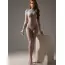 Комбинезон Star Night High Neck Leopard Bodystocking, белый - Фото №7