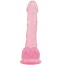 Фалоімітатор Hi-Rubber 7.7 Inch Long, рожевий - Фото №3