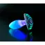 Анальная пробка с вибрацией и подсветкой Illumination The Plug, белая - Фото №11