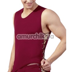 Майка мужская Herren Shirt (модель 2160161) бордовая - Фото №1