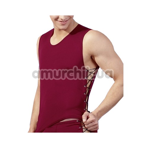 Майка мужская Herren Shirt (модель 2160161) бордовая