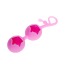Вагинальные шарики Cute Love Balls, розовые - Фото №1