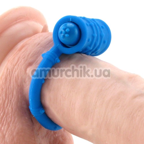 Виброкольцо Posh Silicone Vibro Ring, голубое