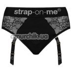 Трусики для страпона с подвязками Strap-On-Me Diva Harness, черные - Фото №1