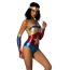 Костюм Чудо-Женщины JSY Sexy Lingerie Wonder Woman: боди + перчатки + украшение для головы - Фото №2