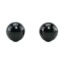 Вагинальные шарики Black Glass Ben-Wa Balls Small, черные - Фото №3