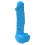 Мыло в виде пениса с присоской Pure Bliss Mini, голубое - Фото №2