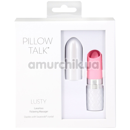 Клиторальный вибратор Pillow Talk Lusty Luxurious Flickering Massager, розовый
