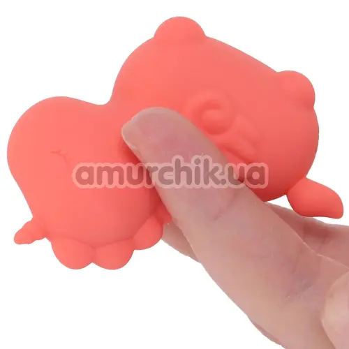 Вібратор-брелок Unihorn Mini Peachy Pony, помаранчевий