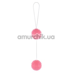 Вагинальные шарики Girly Giggle Balls, светло-розовые - Фото №1
