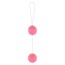 Вагинальные шарики Girly Giggle Balls, светло-розовые - Фото №0