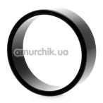 Эрекционное кольцо Hot Metal #3, 5 см черное - Фото №1
