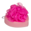 Мочалка Bath Sponge Heart, рожева - Фото №2