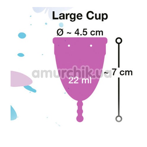 Менструальна чаша Menstrual Cup Libimed, велика