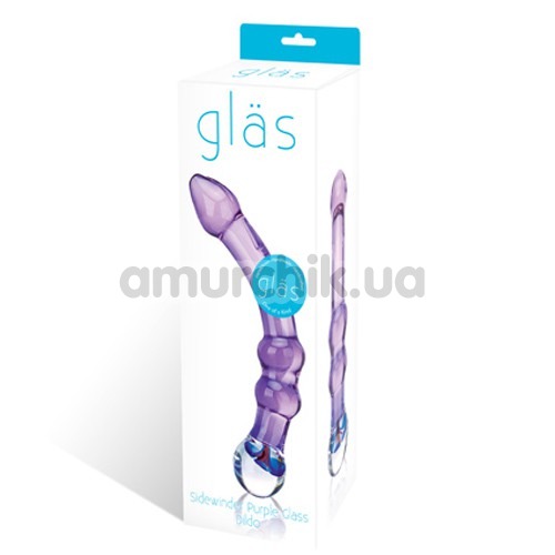 Фалоімітатор Sidewinder Purple Glass Dildo