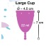 Менструальна чаша Menstrual Cup Libimed, велика - Фото №6