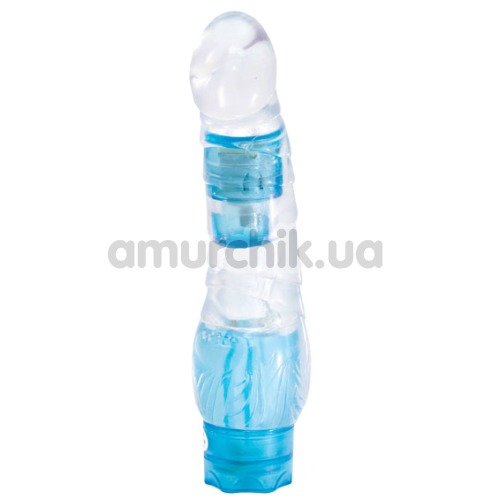 Вібратор Jelly Superior Armadillo, блакитний - Фото №1