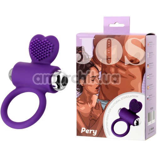 Виброкольцо Joy of Sex Pery, фиолетовое