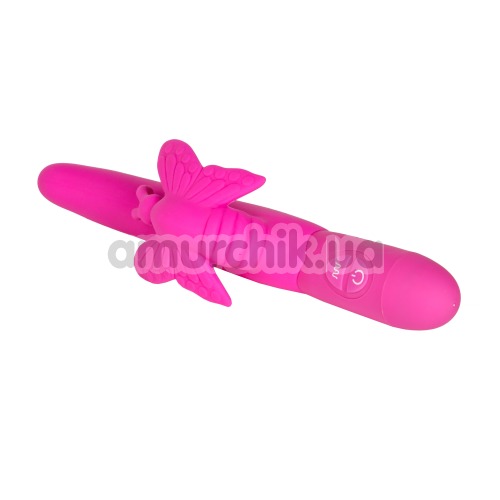 Вибратор Posh 10-Function Silicone Fluttering Butterfly, розовый