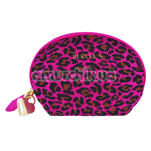 Универсальный вибромассажер Rianne S Lovely Leopard Mini Wand, фиолетовый