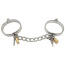 Наручники DS Fetish Metal Handcuffs With Locks, серебряные - Фото №1