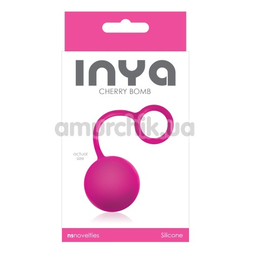 Вагинальный шарик Inya Cherry Bomb, розовый