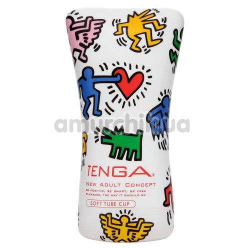 Мастурбатор Tenga Keith Haring Soft Tube Cup - Фото №1