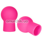 Вакуумные стимуляторы для сосков Silicone Advanced Nipple Suckers, розовые - Фото №1