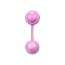 Вагинальные шарики Vibrating Bell Balls, розовые - Фото №4