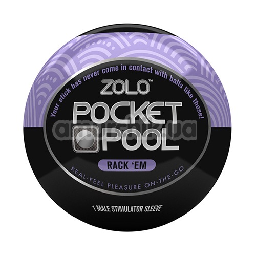 Мастурбатор Zolo Pocket Pool - Rack Em - Фото №1