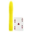 Вібратор Neon Luv Touch Ribbed Slims, жовтий - Фото №5