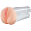 Искусственная вагина и анус Pipedream Extreme Deluxe See-Thru Stroker, телесная - Фото №0