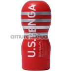 Мастурбатор суперразмерный Tenga U.S. Original Vacuum Cup для большого пениса, красный - Фото №1