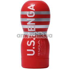 Мастурбатор суперразмерный Tenga U.S. Original Vacuum Cup для большого пениса, красный - Фото №1